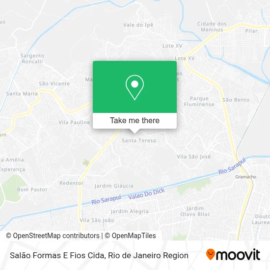 Salão Formas E Fios Cida map