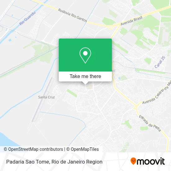 Padaria Sao Tome map