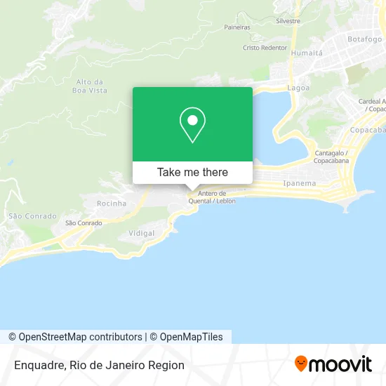 Enquadre map