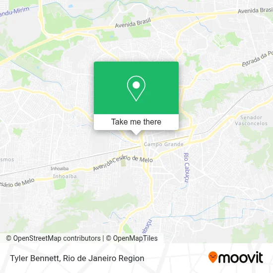 Tyler Bennett map