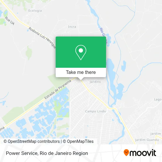 Power Service map