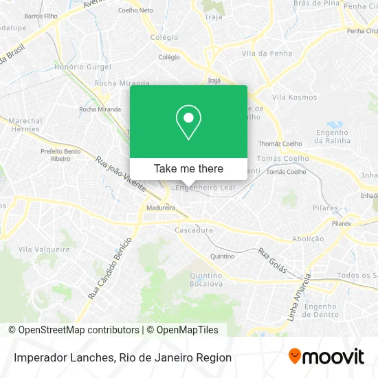 Imperador Lanches map