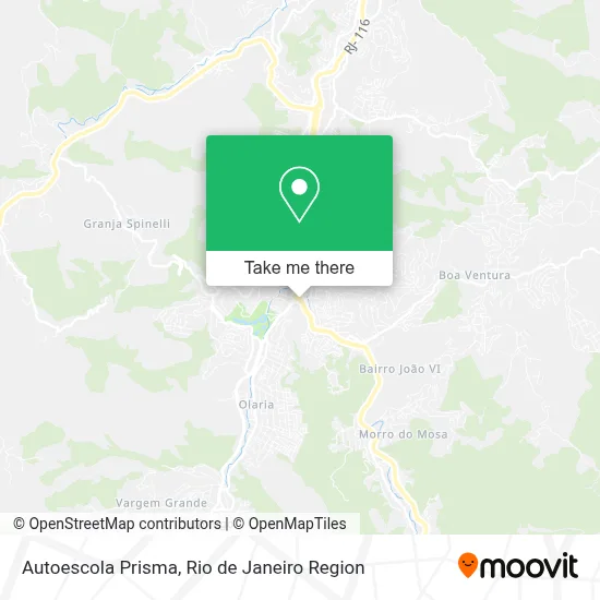 Autoescola Prisma map