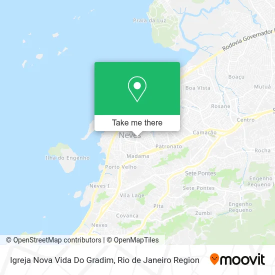 Igreja Nova Vida Do Gradim map