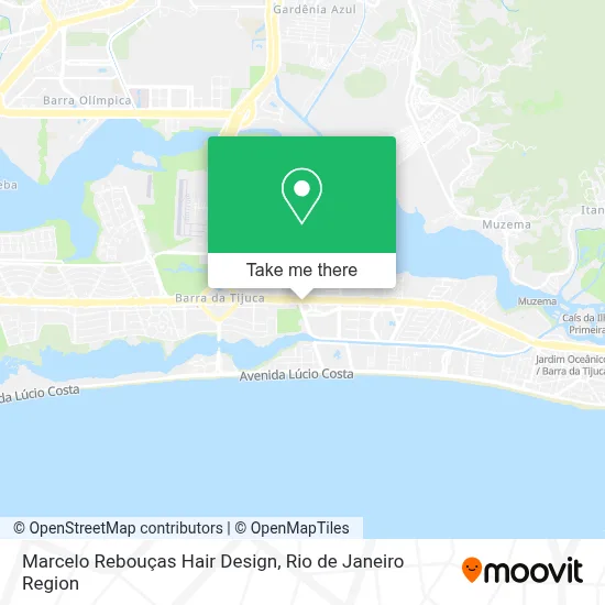 Marcelo Rebouças Hair Design map