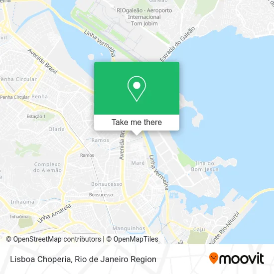 Lisboa Choperia map
