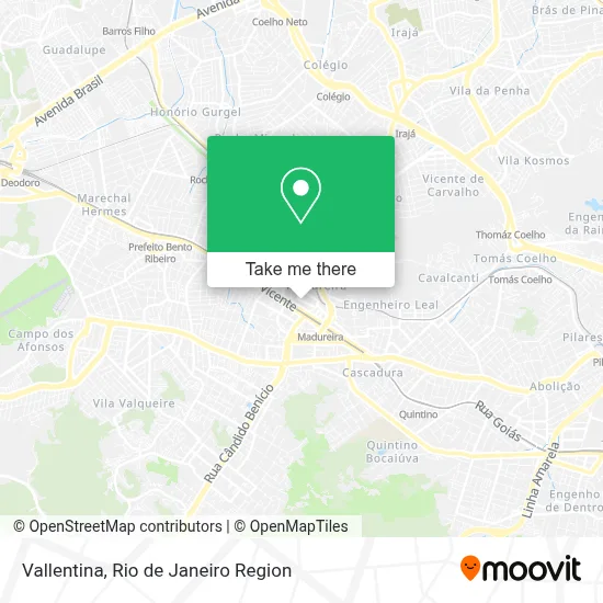 Vallentina map