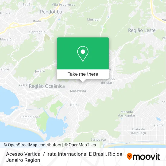 Acesso Vertical / Irata Internacional E Brasil map
