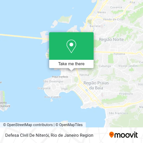 Defesa Civil De Niterói map