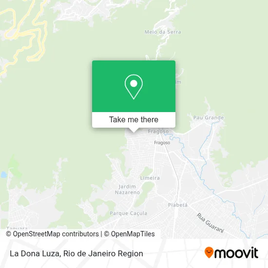 La Dona Luza map