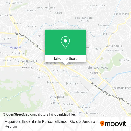 Aquarela Encantada Personalizado map