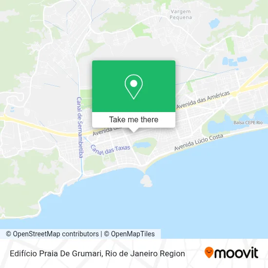 Edifício Praia De Grumari map