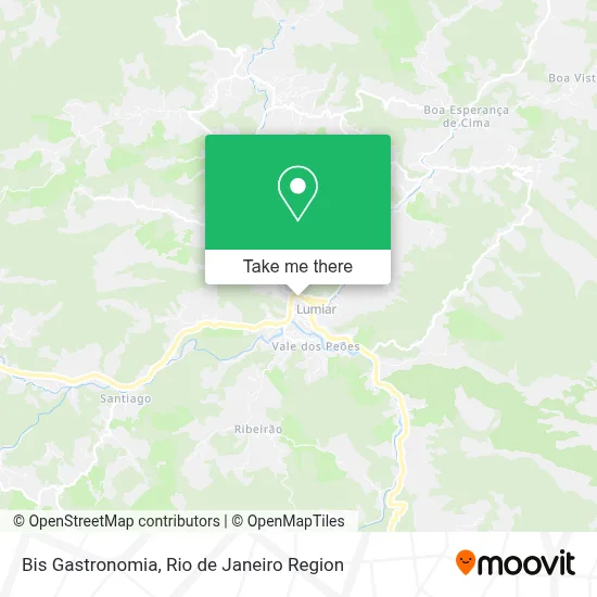 Bis Gastronomia map