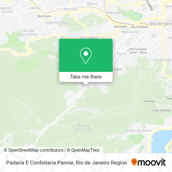 Padaria E Confeitaria Pannie map