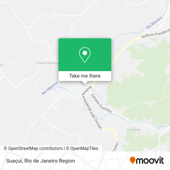 Suaçuí map