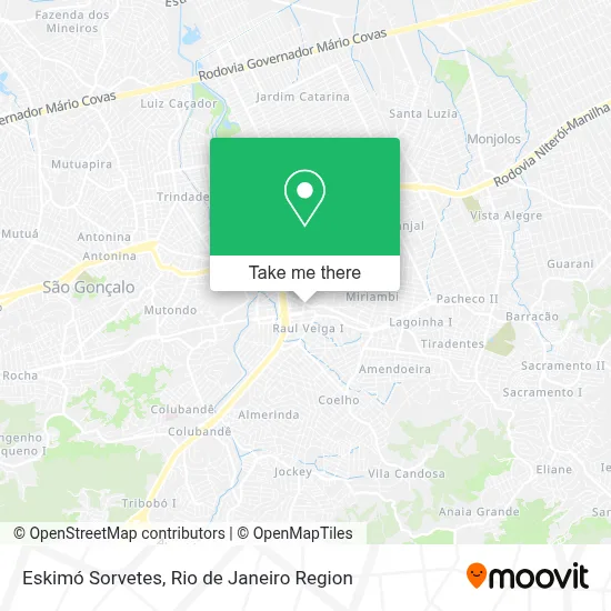 Eskimó Sorvetes map