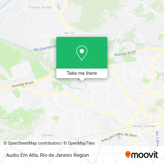 Audio Em Alta map