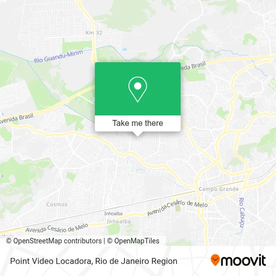 Point Video Locadora map