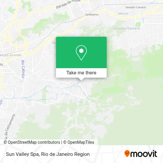 Sun Valley Spa map