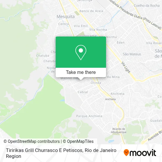 Tiririkas Grill Churrasco E Petiscos map