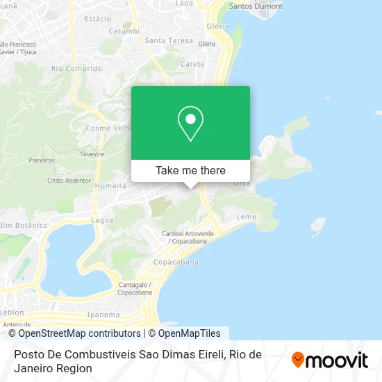 Posto De Combustiveis Sao Dimas Eireli map