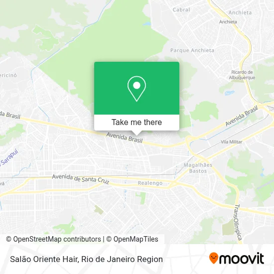Salão Oriente Hair map