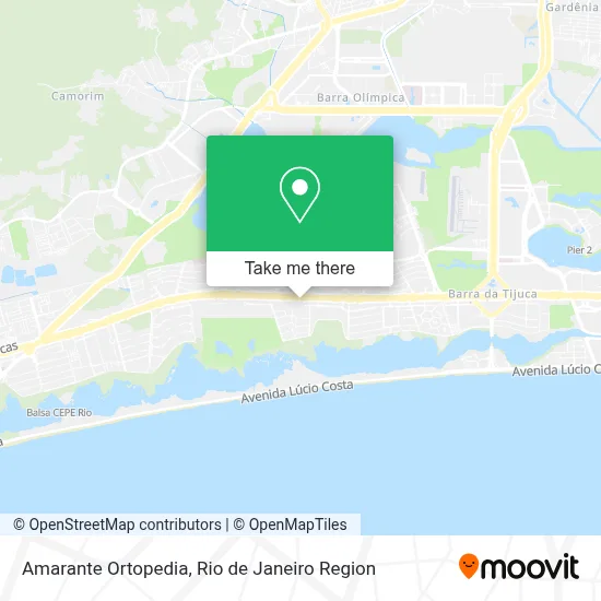 Amarante Ortopedia map