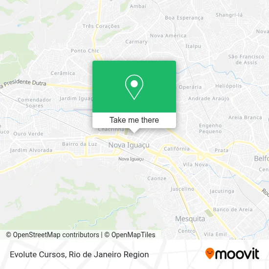 Evolute Cursos map