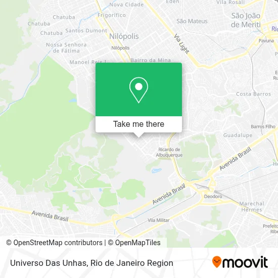 Universo Das Unhas map