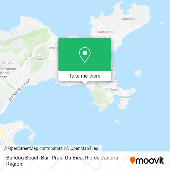Bulldog Beach Bar- Praia Da Bica map
