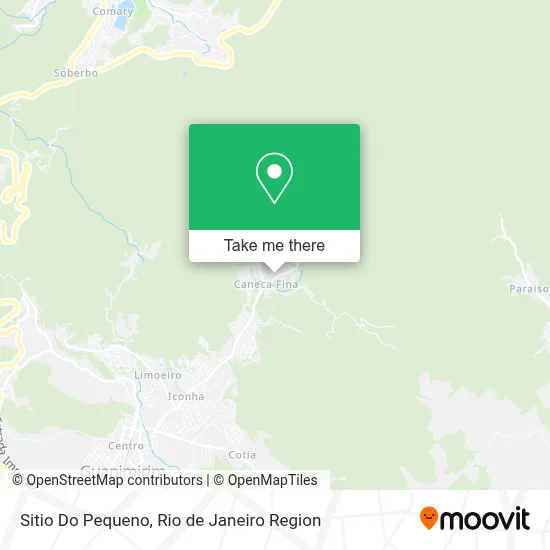 Sitio Do Pequeno map