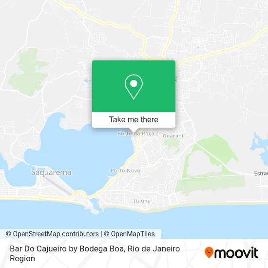 Bar Do Cajueiro by Bodega Boa map