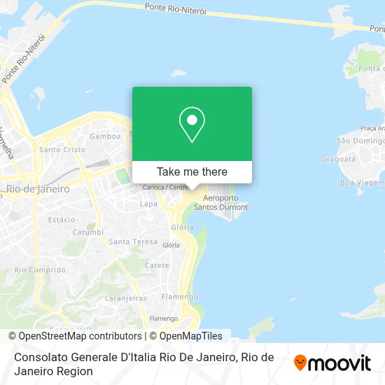 Consolato Generale D'Italia Rio De Janeiro map