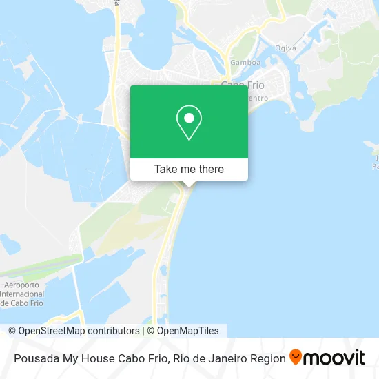 Pousada My House Cabo Frio map