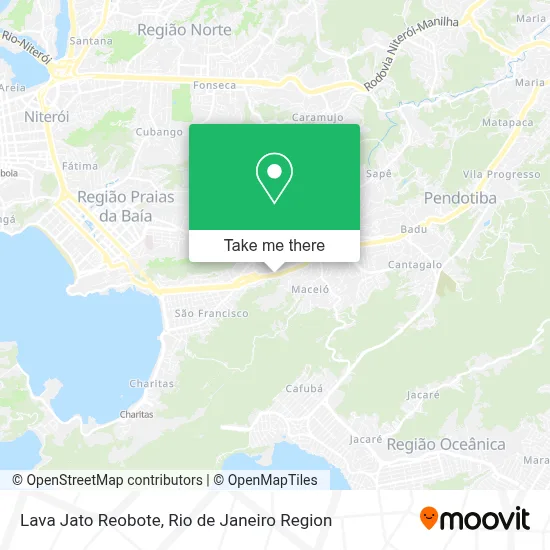Lava Jato Reobote map