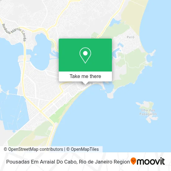 Pousadas Em Arraial Do Cabo map