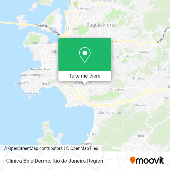 Clinica Bela Derme map