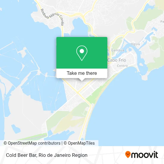 Cold Beer Bar map