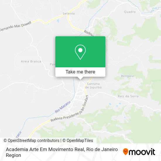 Academia Arte Em Movimento Real map