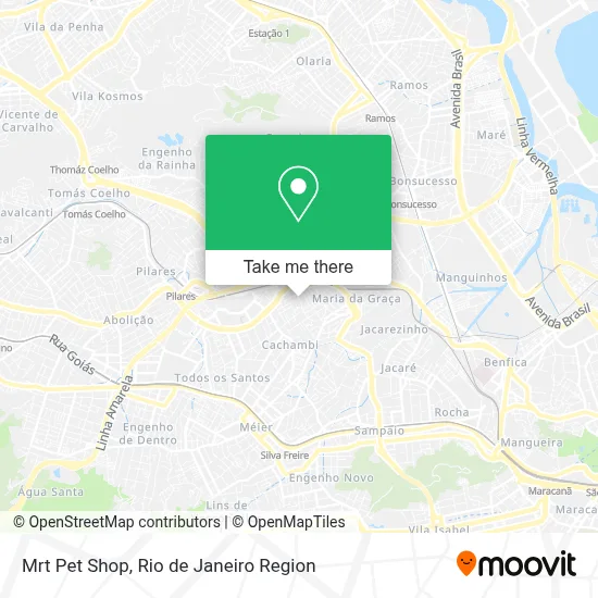 Mrt Pet Shop map