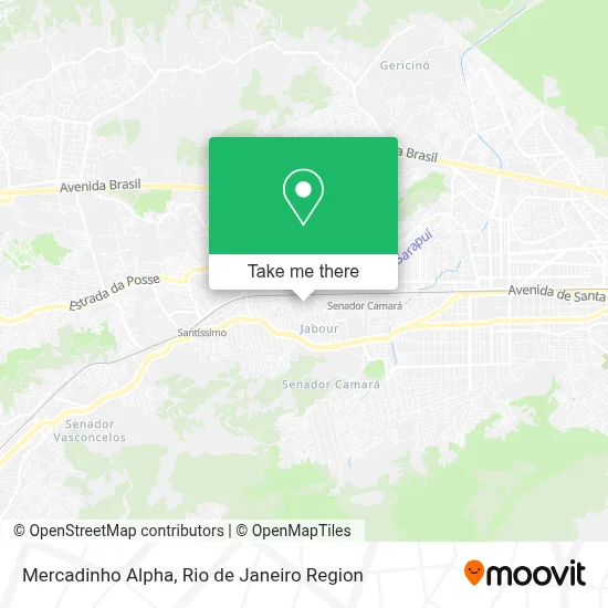 Mercadinho Alpha map