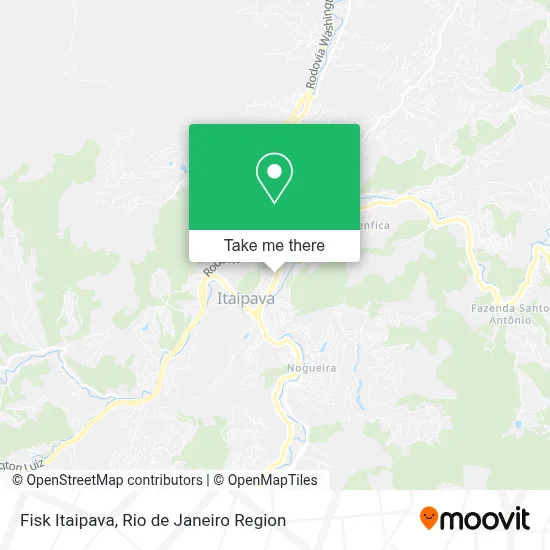 Fisk Itaipava map