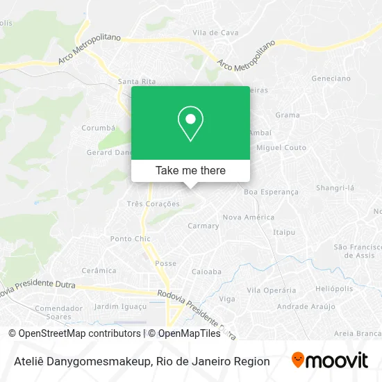 Ateliê Danygomesmakeup map