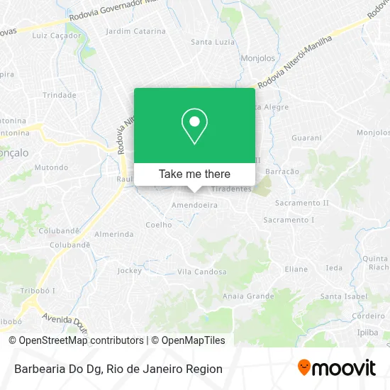 Barbearia Do Dg map