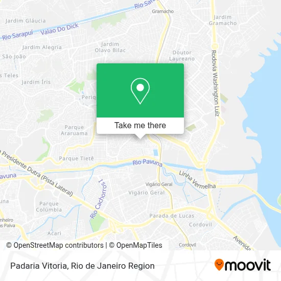 Padaria Vitoria map