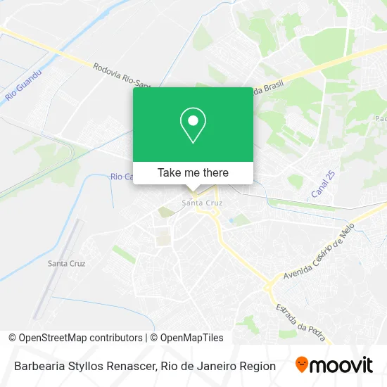 Barbearia Styllos Renascer map