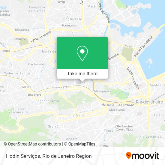 Hodin Serviços map