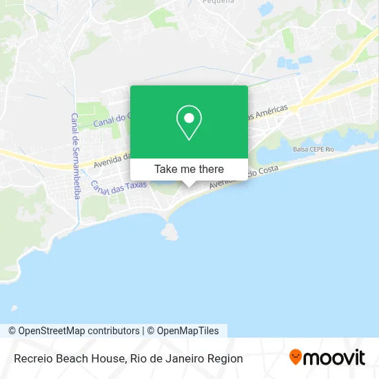 Recreio Beach House map