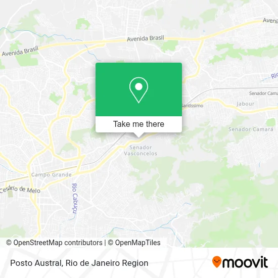 Posto Austral map