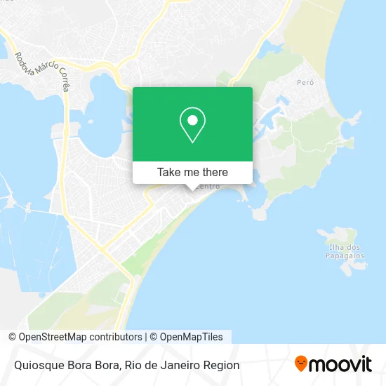 Quiosque Bora Bora map